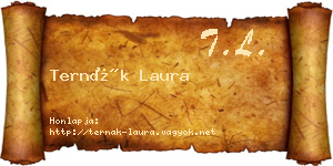 Ternák Laura névjegykártya